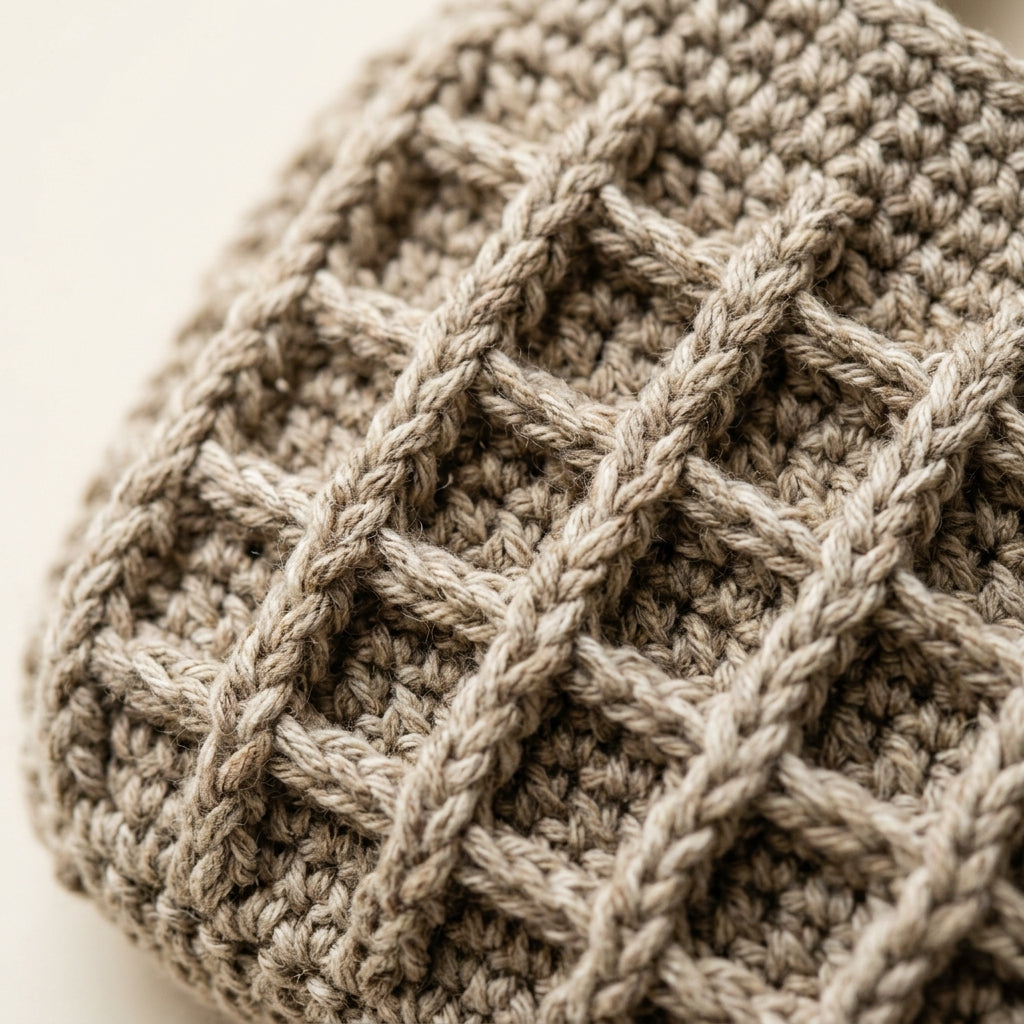 Cozy Slouchy Hobo Bag - Oversized Crochet Shoulder Purse