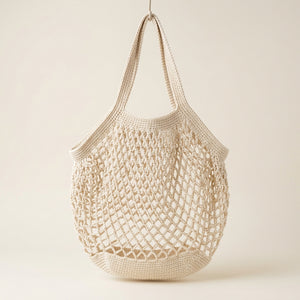 Lotus Woven Net Bag - Expandable Eco Grocery Shopper