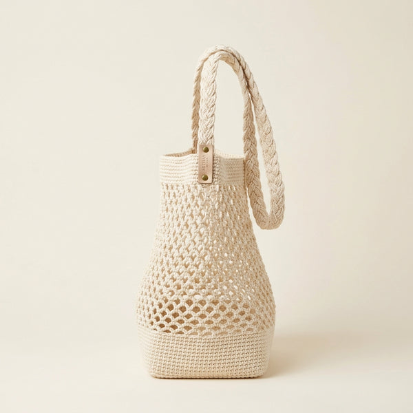 Lotus Woven Net Bag - Expandable Eco Grocery Shopper